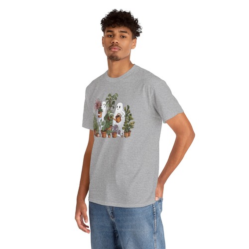 Gardening Cute Ghosts T-shirt - Gardener Lovers Plants Novelty Halloween Tee - Picture 49 of 63