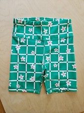 NWT HANNA ANDERSSON PICNIC DAISY UV GREEN MADE TO BREATHE ACTIVE SHORTS 130 8