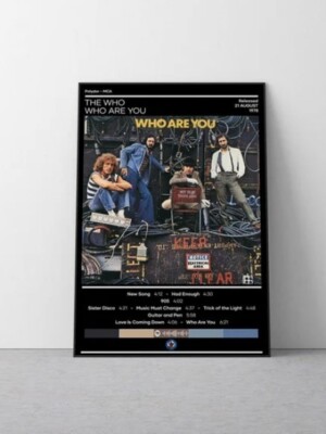 The Who Poster | Who Are You Poster