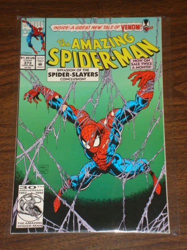 AMAZING SPIDERMAN #373 VOL1 MARVEL COMICS SPIDEY VENOM JANUARY 1993