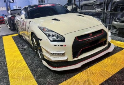 Passend für Nissan GTR R35 11-16' FRP Frontstoßstange Canards (4 Stück) Satz ...