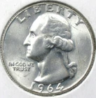 1964-D Washington Quarter Dollar