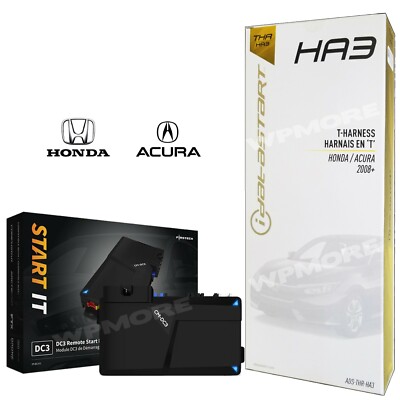 Firstech FT-DC3-LC Remote Start Module 3X LOCK Selected HONDA ACURA 2008- 20 HA3
