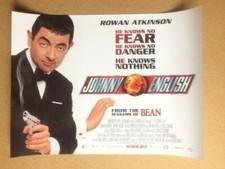 JOHNNY ENGLISH / ROWAN ATKINSON Original UK Mini Quad Poster (SPN)