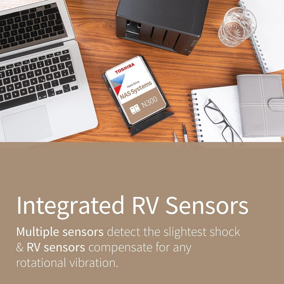 Toshiba 6TB N300 Internal Hard Drive, NAS 3.5 Inch SATA HDD 24/7 NAS Systems - Image 2 of 4