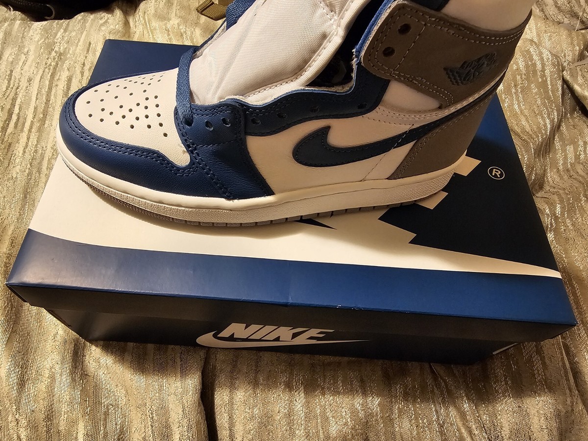 Nike Air Jordan 1 Retro OG High True Blue Size 4 DZ5485-410 | eBay