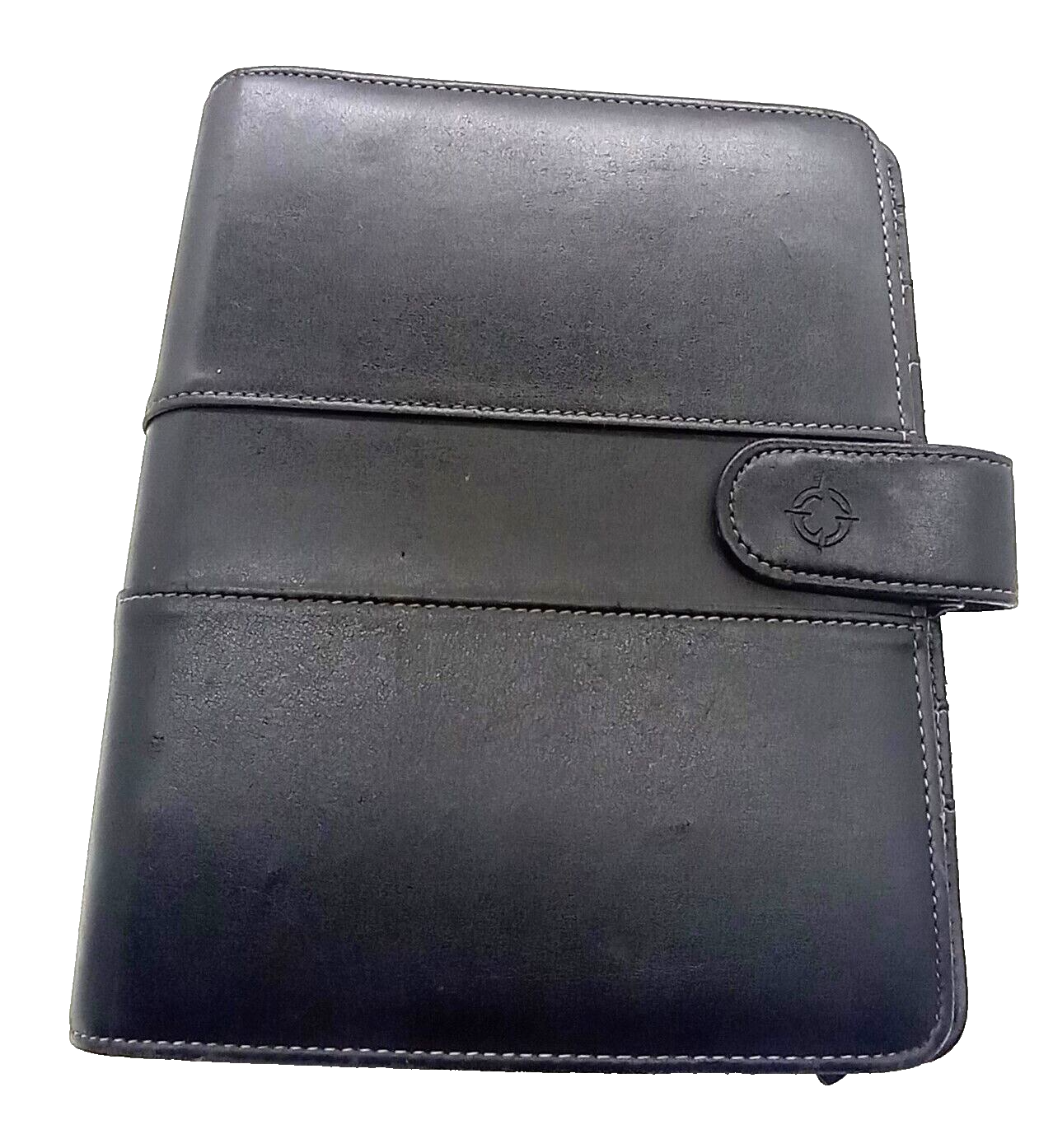 Planner Organizer Faux Leather Notebook 7 Ring Classic Size Credit Card Pockets-image