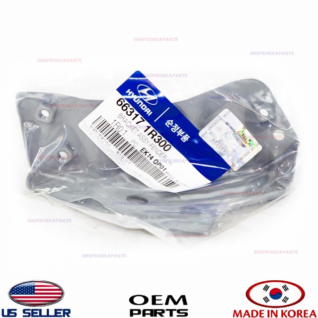Hyundai OEM 12-17 Accent-fender Front Bracket Left 663171R300 for sale ...