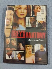 NEW SEALED GREY'S ANATOMY COMPLETE SEASON ONE DVD SEASON 1