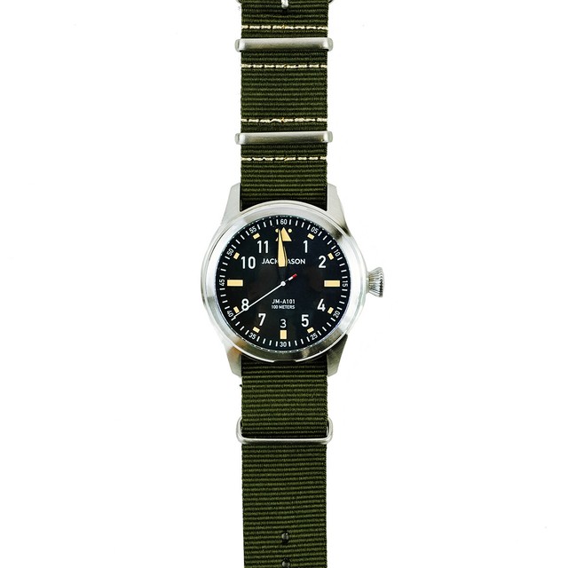jack mason a101 aviator watch