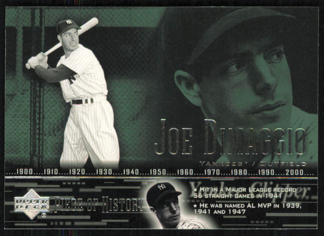 その他 Upper deck 2002 Joe DiMaggio Jersey Card Joe Dimaggio 2002 Upper Deck World Series Heroes #75 New