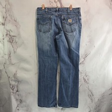 Carhartt Jeans Womens 6 Regular Fit Medium Wash Denim Straight Leg