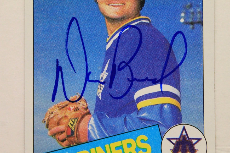 Dave Beard Mariners Athletics Cubs Autographed 1985 Topps #232 Signed Card - Image 3 of 4