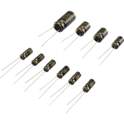 TRU COMPONENTS 98001c366 Elektrolyt-Kondensator Sortiment radial bedrahtet   ...