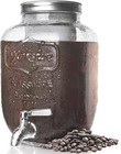 1 Gallon Cold Brew Coffee Maker with Thick Glass Carafe & Stainless Steel Mesh