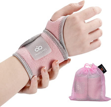 2 Pack Copper Wrist Brace Support for Carpal Tunnel, Pain Relief, Arthritis, ...