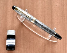 TESLA GREY JINHAO ELITE X450 LUXURY FOUNTAIN PEN W/ FINE NIB & INK