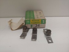 LOT OF 3 NEW OLD STOCK ALLEN-BRADLEY OVERLOAD RELAY HEATER ELEMENTS F34