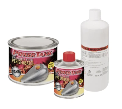 TRAITEMENT RÉSERVOIR MOTO PETITE ROUILLE KIT POWER TANK SMALL 10 LITRES - Photo 1/4