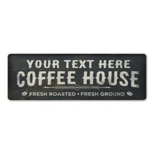 Personalized Coffee House Fresh Roasted Fresh Ground Rustic 106180093001