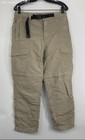 The North Face Men's Tan Cargo Pockets Elastic Waist Hiking Pants Size M
