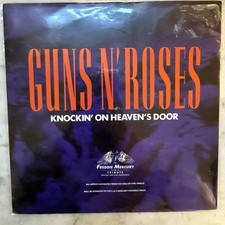 RC100 Guns N Roses ?Knockin? On Heaven?s Door? 7" VG+/VG+ 1992 Vinyl UK Record