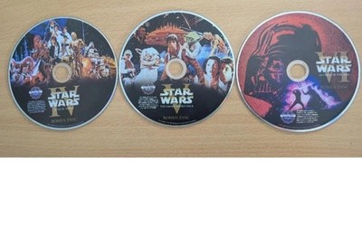 STAR WARS Original Theatrical Version Release 3 DVD Set HAN SHOOTS 1ST Authentic