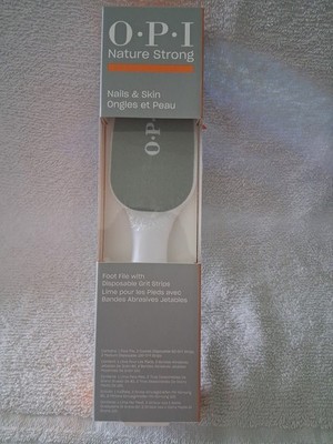 OPI Nature Strong Foot File With 2 Disposable Grit Strips 