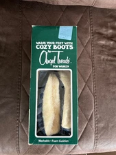 Vintage New Angel Treads Women 8-9 Cozy Boots Slippers Washable Foam Cushion
