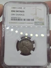 1909 S VDB Lincoln Wheat Cent-  NGC Fine Details **RARE COIN** Key Date!