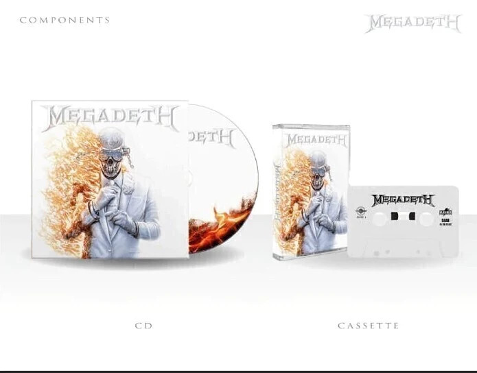 FINAL BOX SET MEGADETH 2026 ARGENTINA CD + CASSETTE + POSTER +