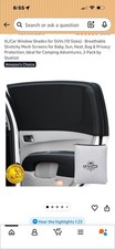 Qualizzi XL Car Window Shades for SUVs  2-Pack - Open Box New
