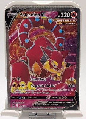 Volcanion V 162/198 Chilling Reign NM Full Art Ultra Rare Pokemon Card