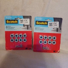 2x 8 Pack Scotch Furniture Movers Sliders 2 3/8 Diameter 16 Total 3/4" (BQ)