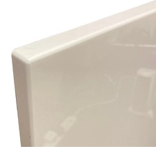 Gloss Ivory-Cream Flat Slab Kitchen Unit Cupboard Cabinet Door and drawer front