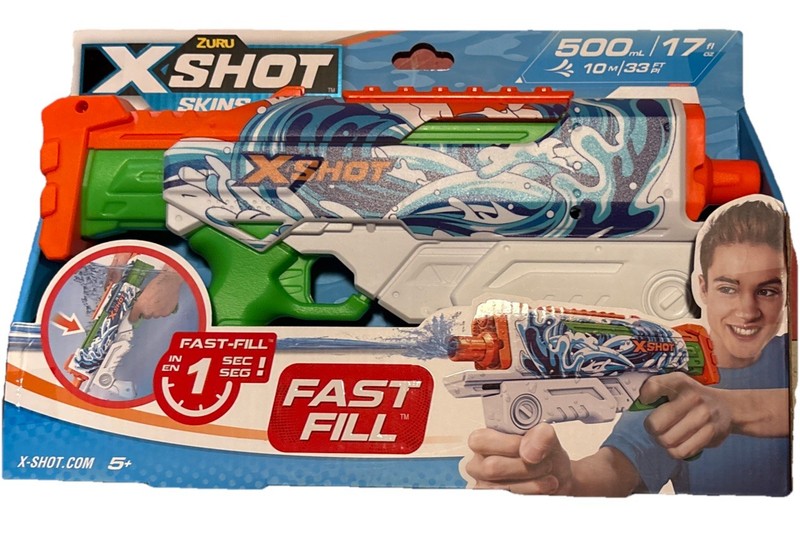 NEW X-Shot HYPERLOAD  Water Fast-Fill Skins Pump Action Water Blaster