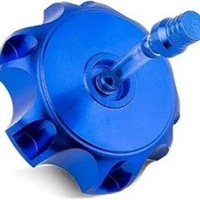 49.5mm Gas Fuel Tank Cover Cap, CNC Aluminum Alloy Dirt Bikes Gas Cap with Blue