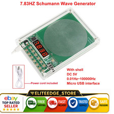 For Schumann Wave Generator Pulse Sine Frequency Audio Output Connector Case