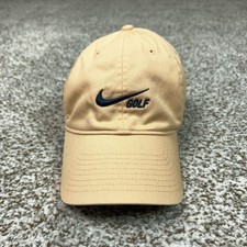 Nike Golf Hat Cap Strap Back Mens One Size Tan Heritage86 Dri-FIT Embroidered