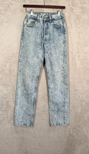 Levis 501 Vintage Jeans Size 26 X 30 Made in USA Acid Wash