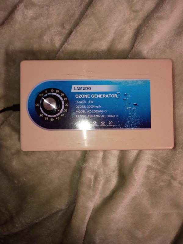 Used Lamudo Ozone Generator 15w 2000mg/H Model : Az-2000mg-g 110-120v AC 50/60hz