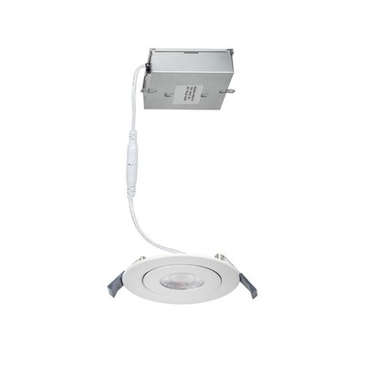 WAC Lighting R4ERAR-W9CS-WT 4'' Round LED Recessed Downlight 45 27-50K
