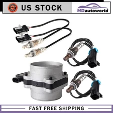 For Chevy Express 1500 2500 4X Oxygen O2 Sensor + Mass Airflow MAF Sensor