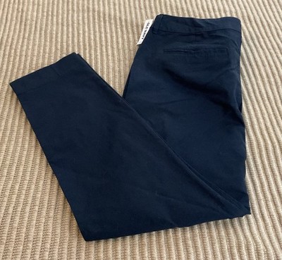 Old Navy PIXIE Pants Navy Blue High Waist - Size 16 Regular 