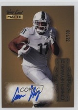 2022 Wild Card MATTE Gold - Silver Foil /100 Connor Heyward Rookie Auto RC 0hl9. rookie card picture