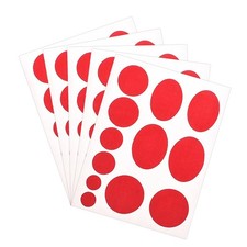 5 PCS Red Down Jacket Repair Patches, Self Adhesive, Coat, Clothes, Tent