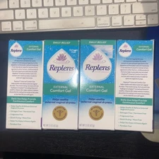 4 Replens Moisturizer External Vaginal Dryness Comfort Gel 1.5oz 1270 R3P7 Quad