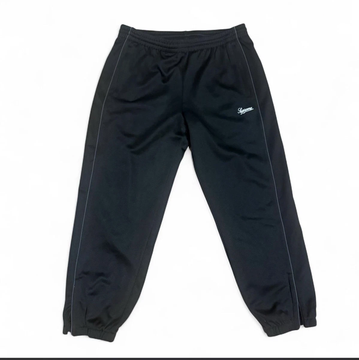 Supreme Men Track Pants Black Activewear Pants for Men for sale | eBay