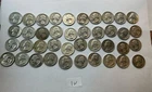 Roll Of 40 90% Silver Washington Quarters 1930s-1960s