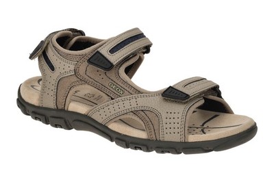 Geox Schuhe S.STRADA beige Herren Sandale Sandaletten U8224D 050AU C0829 NEU